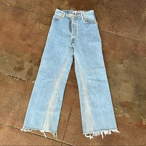 RE/DONE Levi’s Wideleg Crop